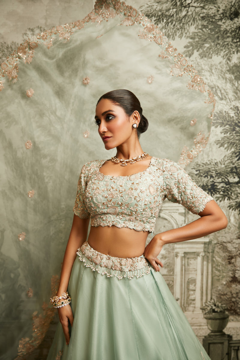 Lehenga, Dupatta And Blouse