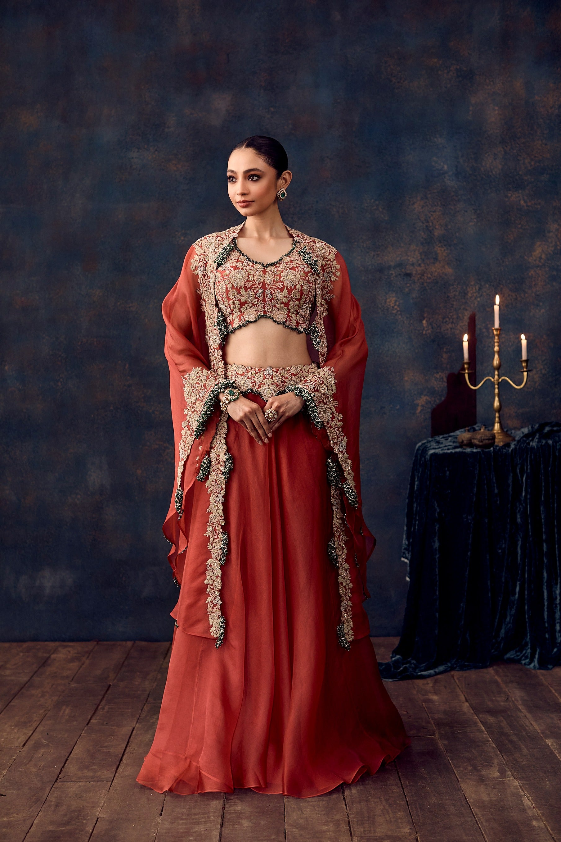 As Maal Resham Skirt Set
