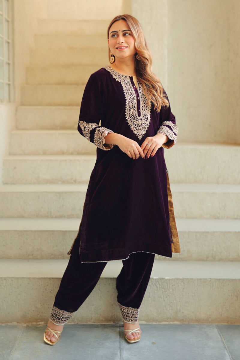 Zyra - Short Kurta with Salwar