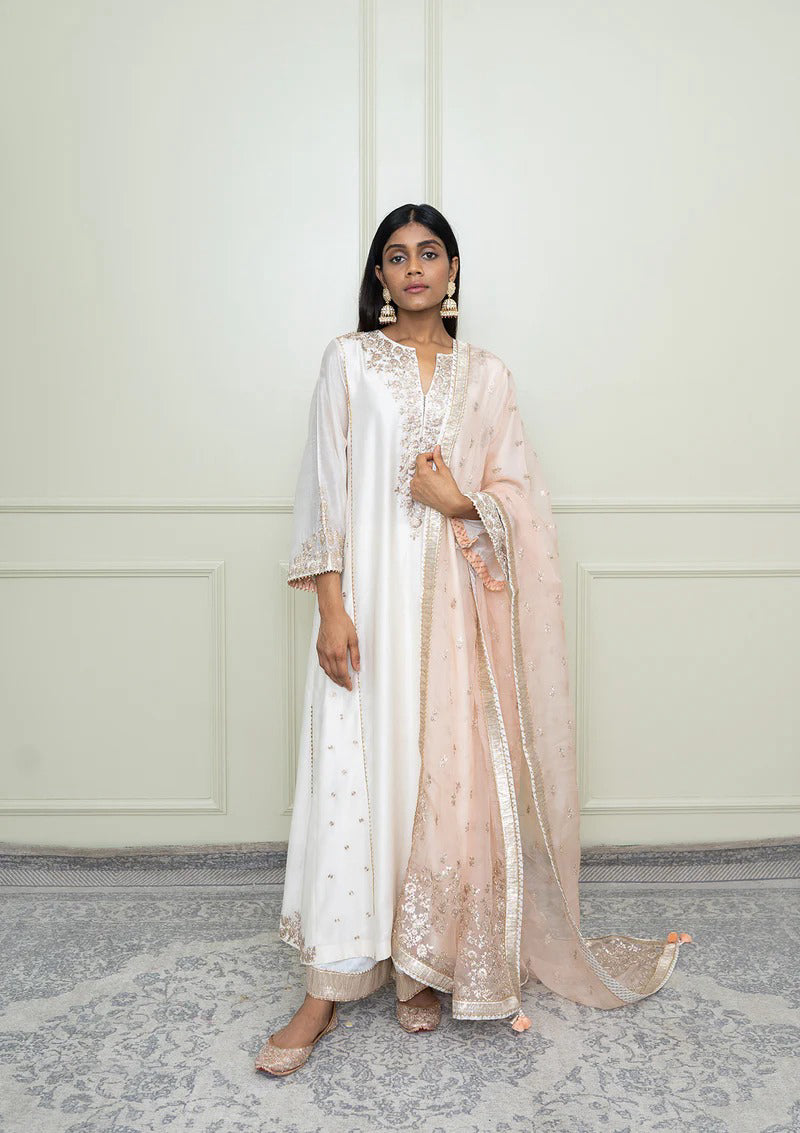 Baarizah-Chauga with palazzo and dupatta
