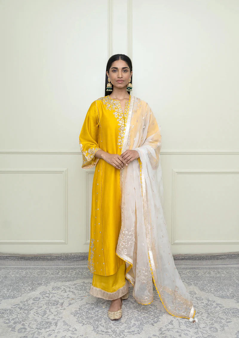 Baarizah-Chauga with palazzo and dupatta