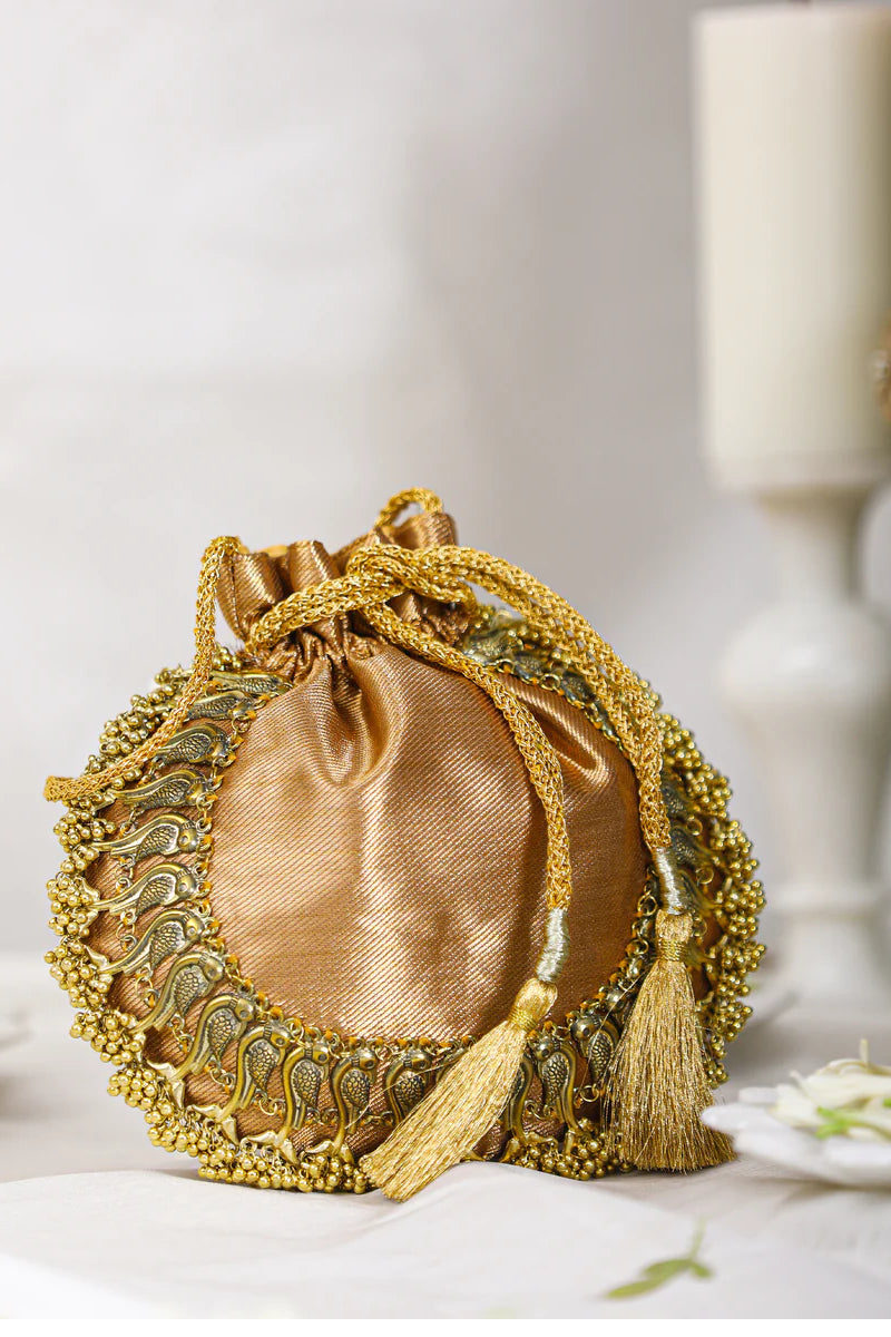 Leander Beige Potli