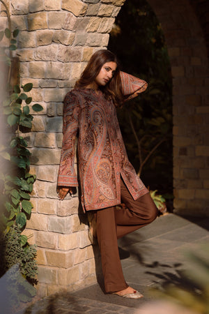 Brown Kaani Set- Inching India