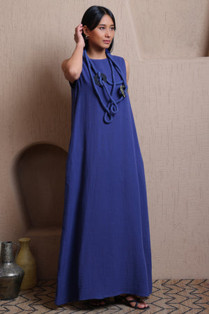 Straight Fit Solid Dress - Meiala