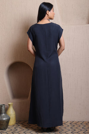 Front Tie Long Dress - Meiala