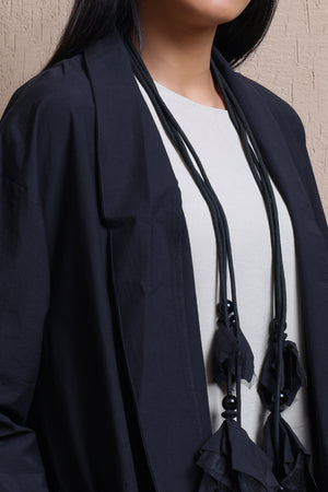 Solid Front Open Jacket - Meiala