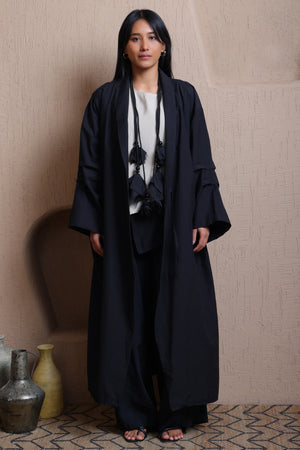Solid Front Open Jacket - Meiala