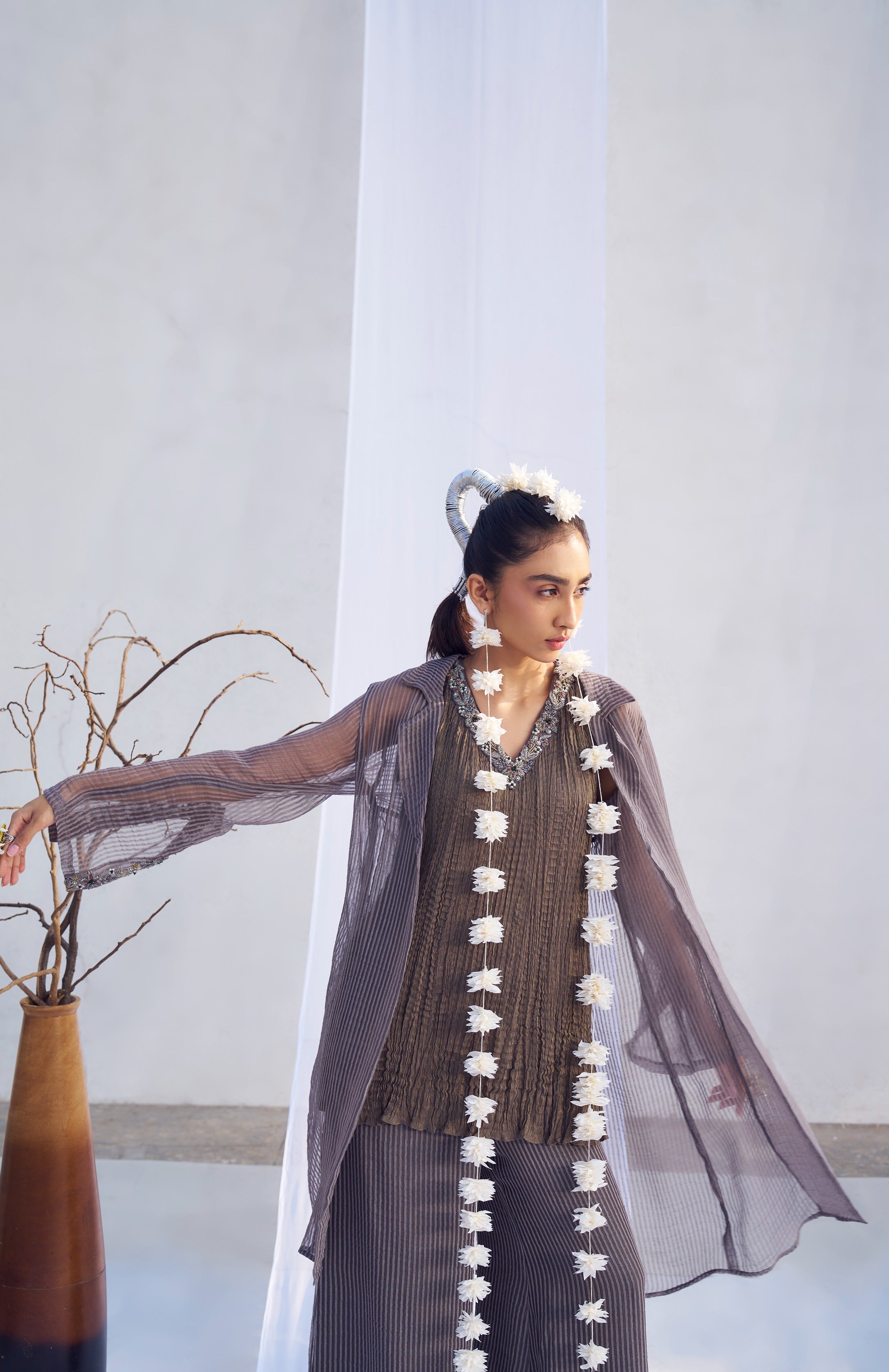 Shanta Jacket With Tunic Set