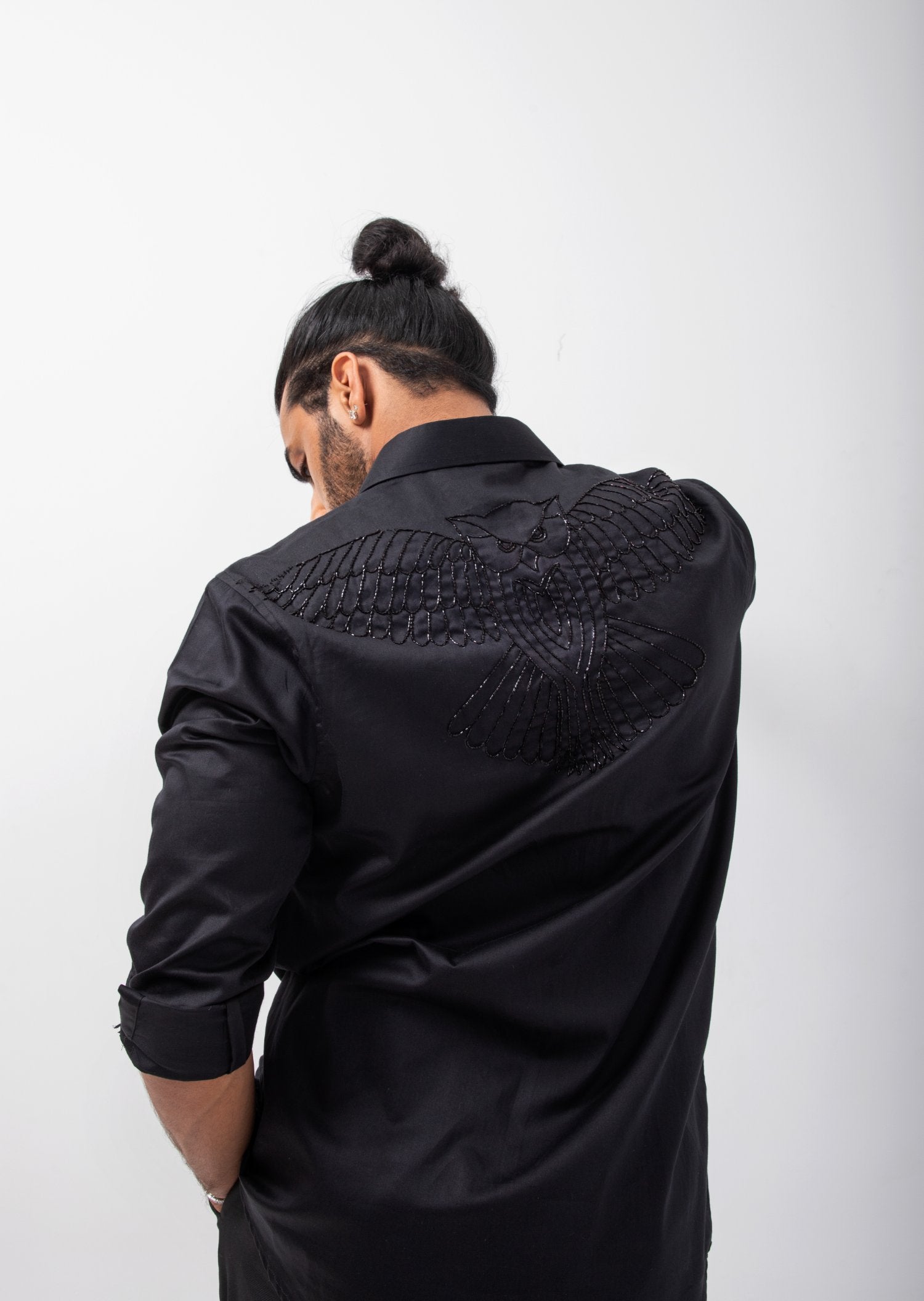 Black Eagle At The Back Shirt