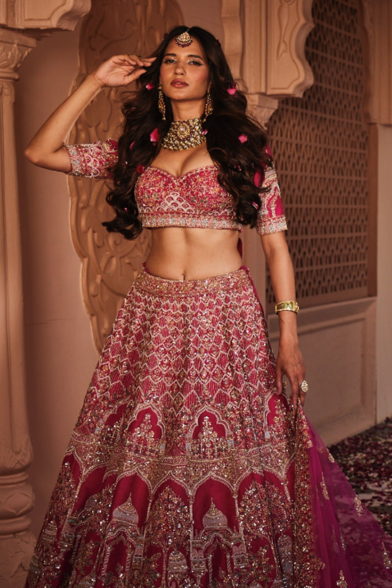 Rani Heavily Embroidered Lehenga