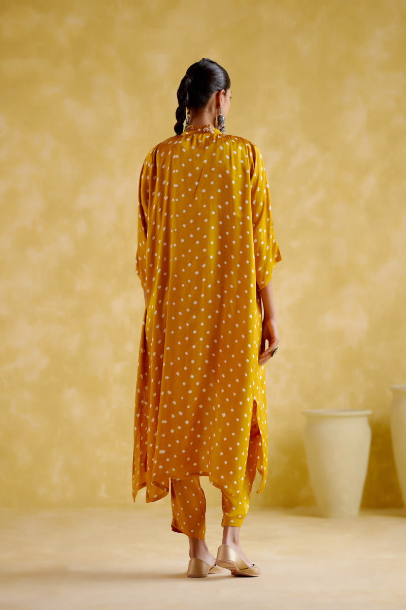 Malini Yellow Bandhini