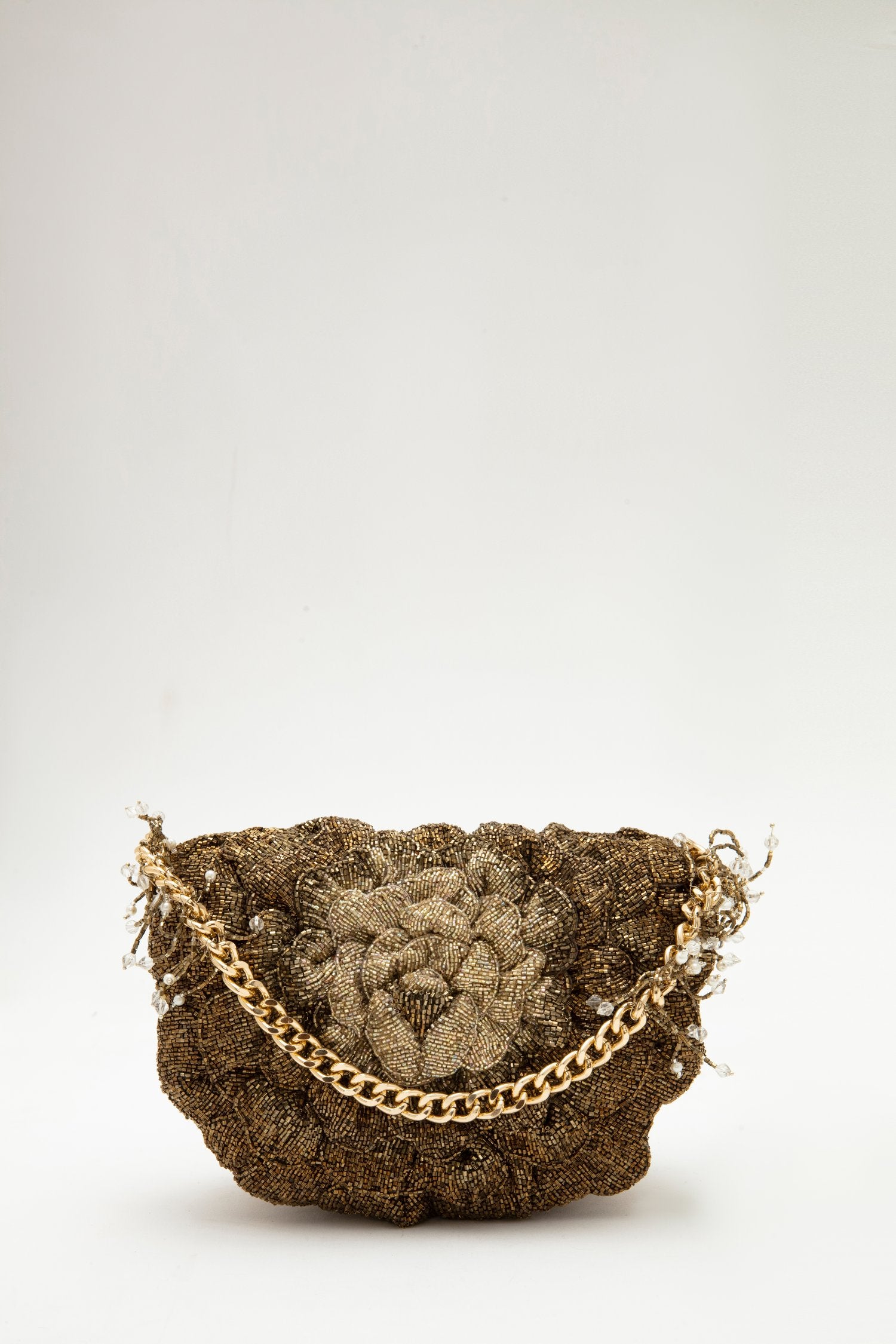 Coco Beaded Sling – Vintage Gold