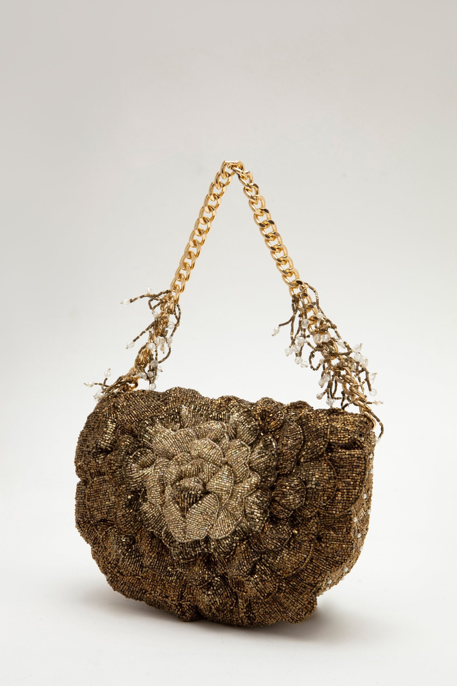 Coco Beaded Sling – Vintage Gold