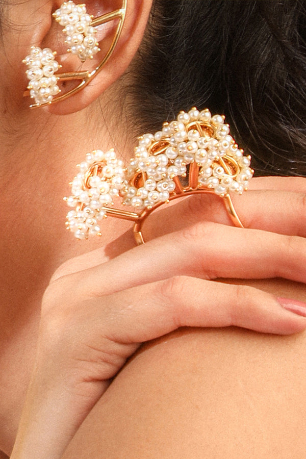 Pearl Bunch High Ring