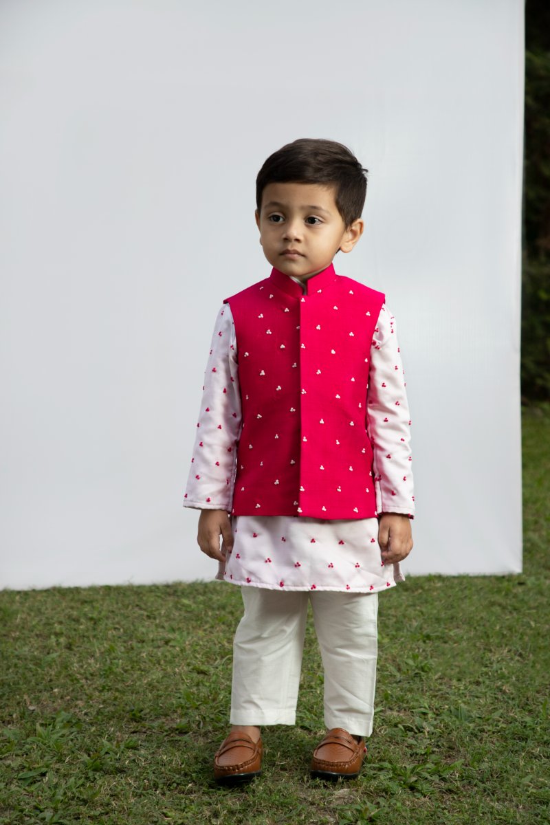 Kids Hotpink Knots Bundi
