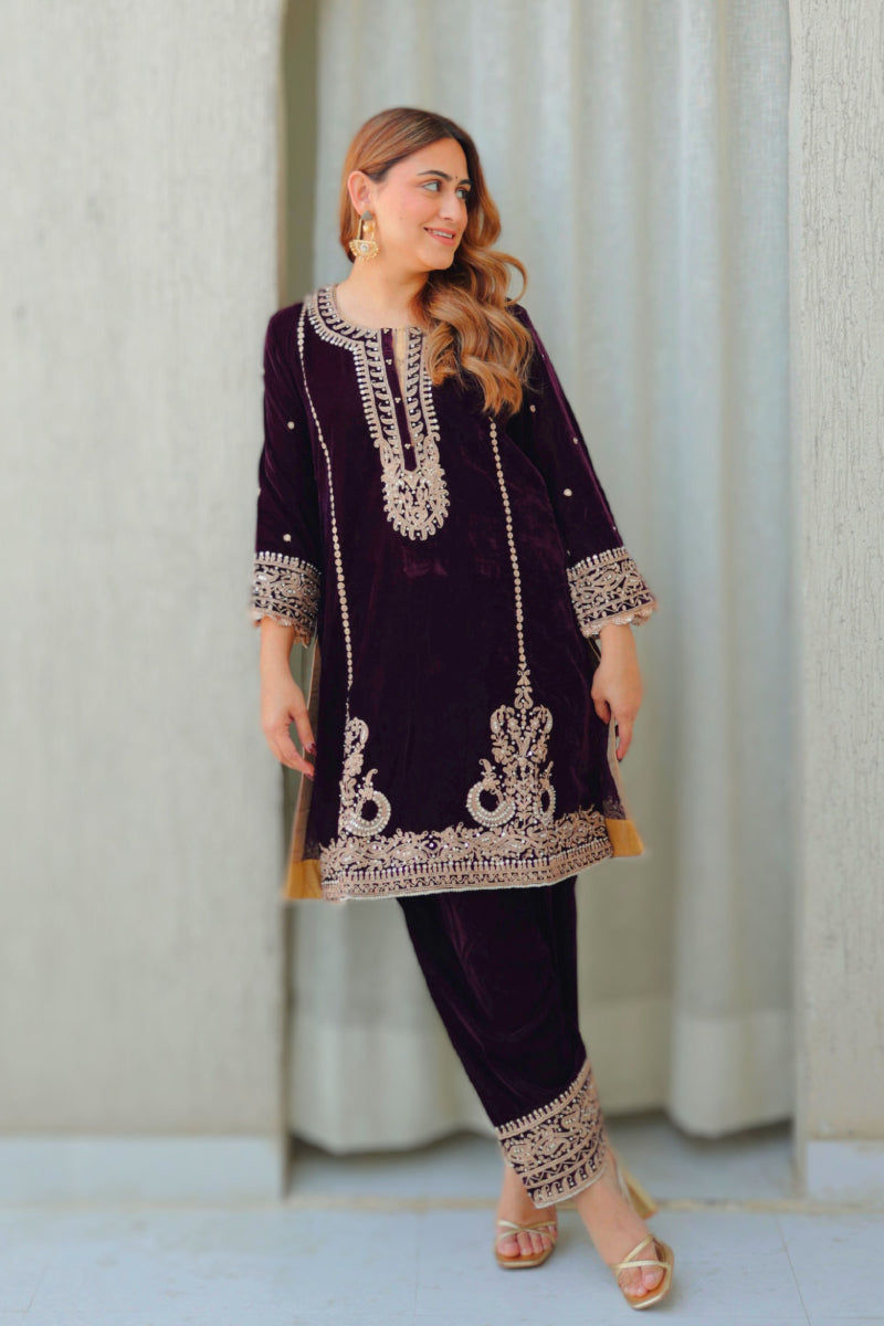 Ayat - Short Kurta with Salwar