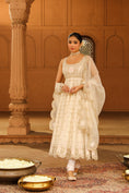 Load image into Gallery viewer, Long Anarkali with chooridaar and dupatta
