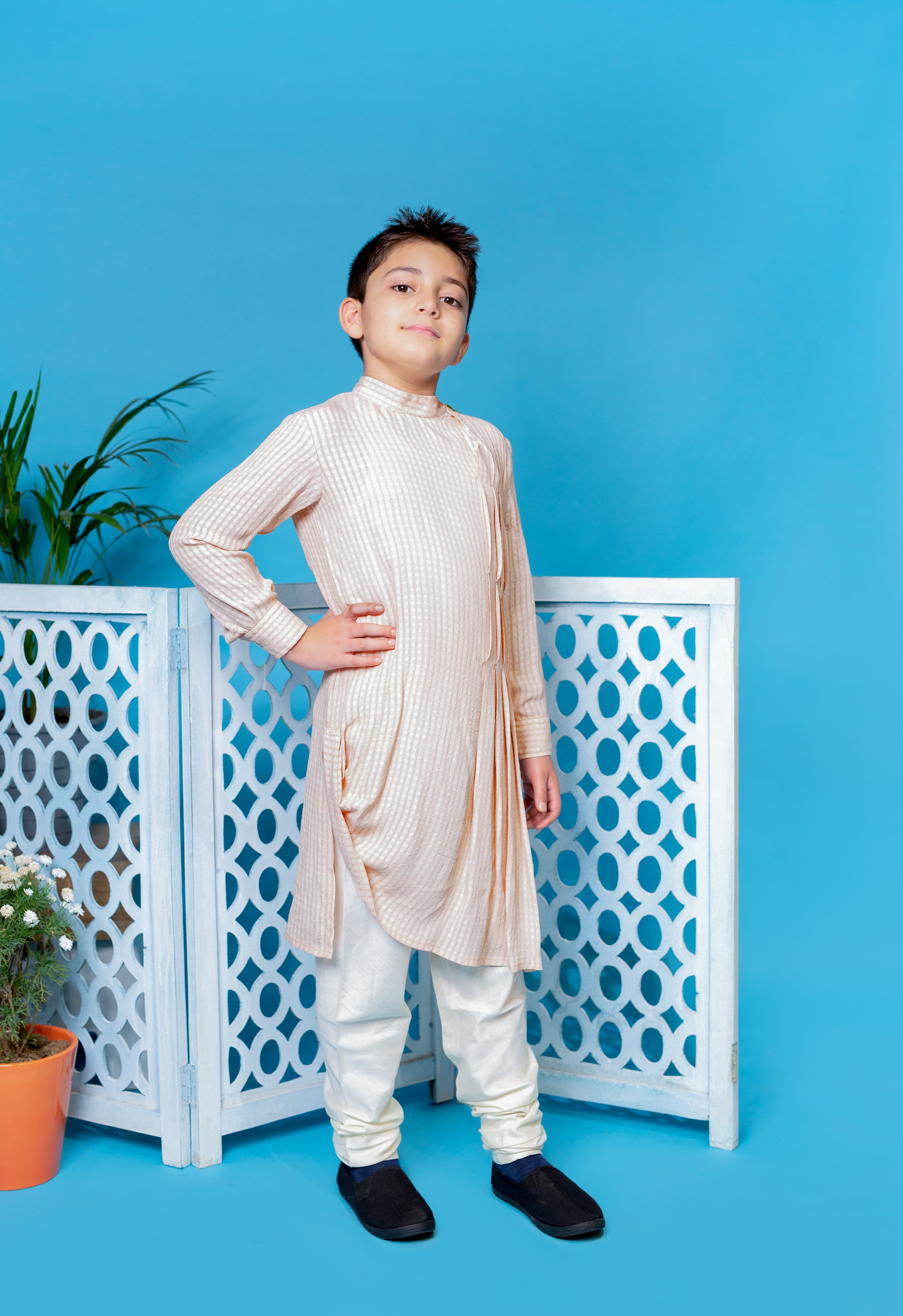 Churidar high neck clearance