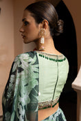 Load image into Gallery viewer, Nur Emerald Lehenga Saree Set
