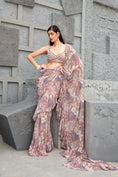 Load image into Gallery viewer, Lillian Print Saree
