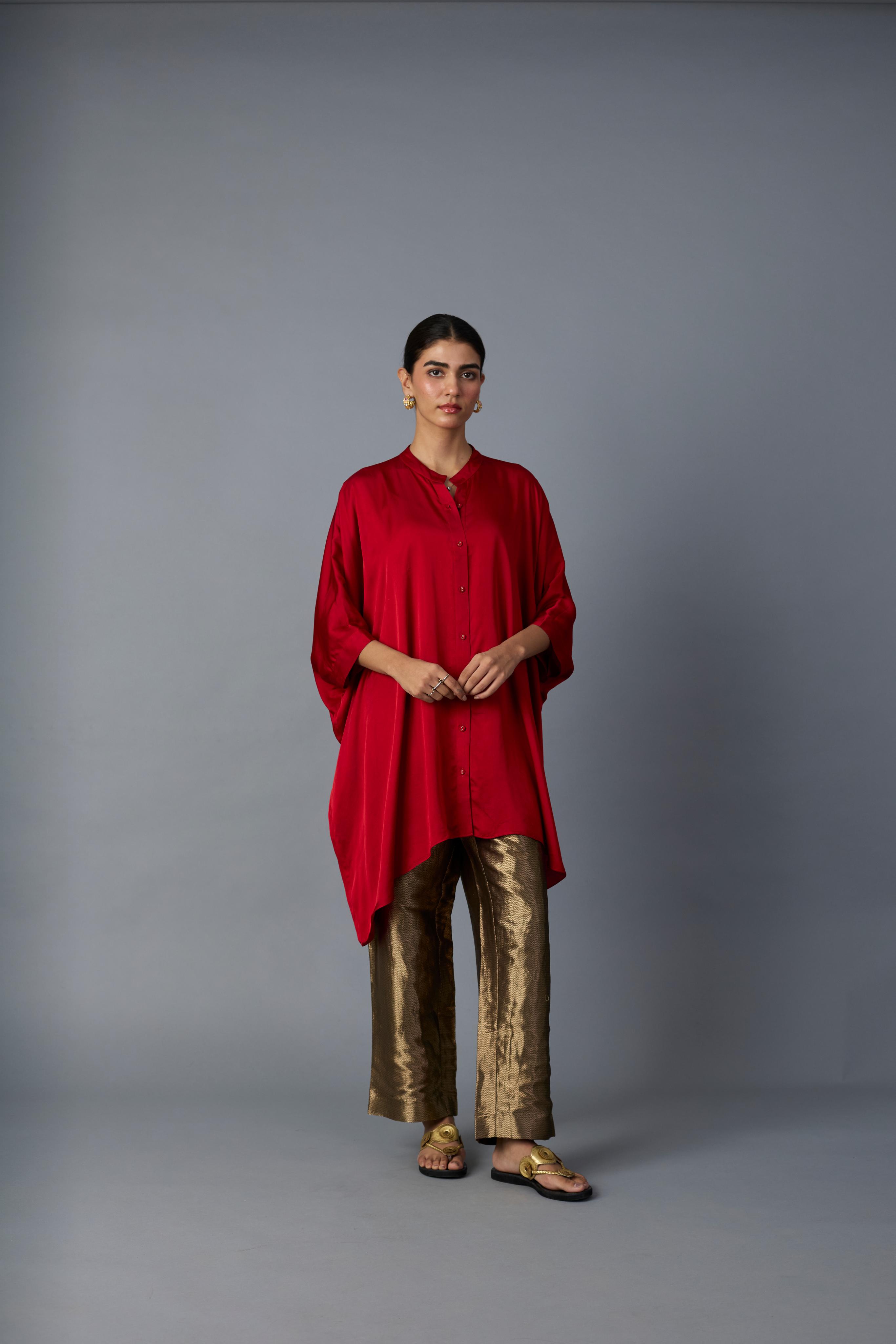 ZOHA ANTI FIT SHIRT RED