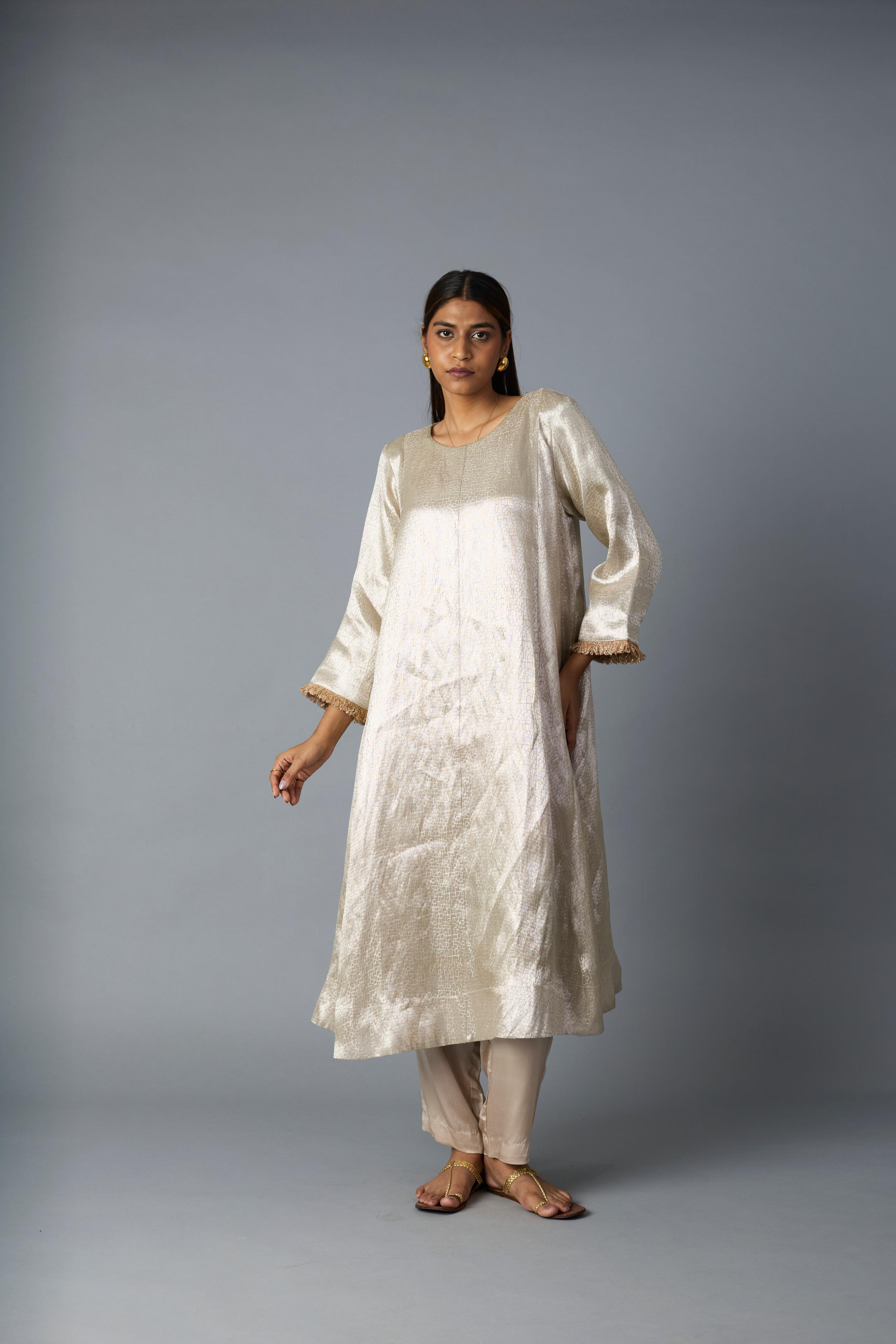 CHANDI TISSUE KURTA SET (SET OF TWO)