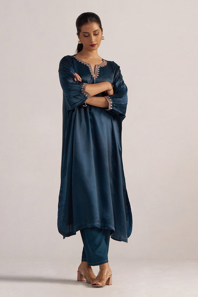 Deep Teal Festive Co-ord Set