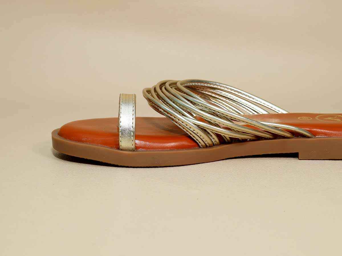 Gold String Flats