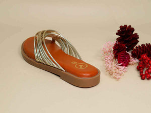 Gold String Flats
