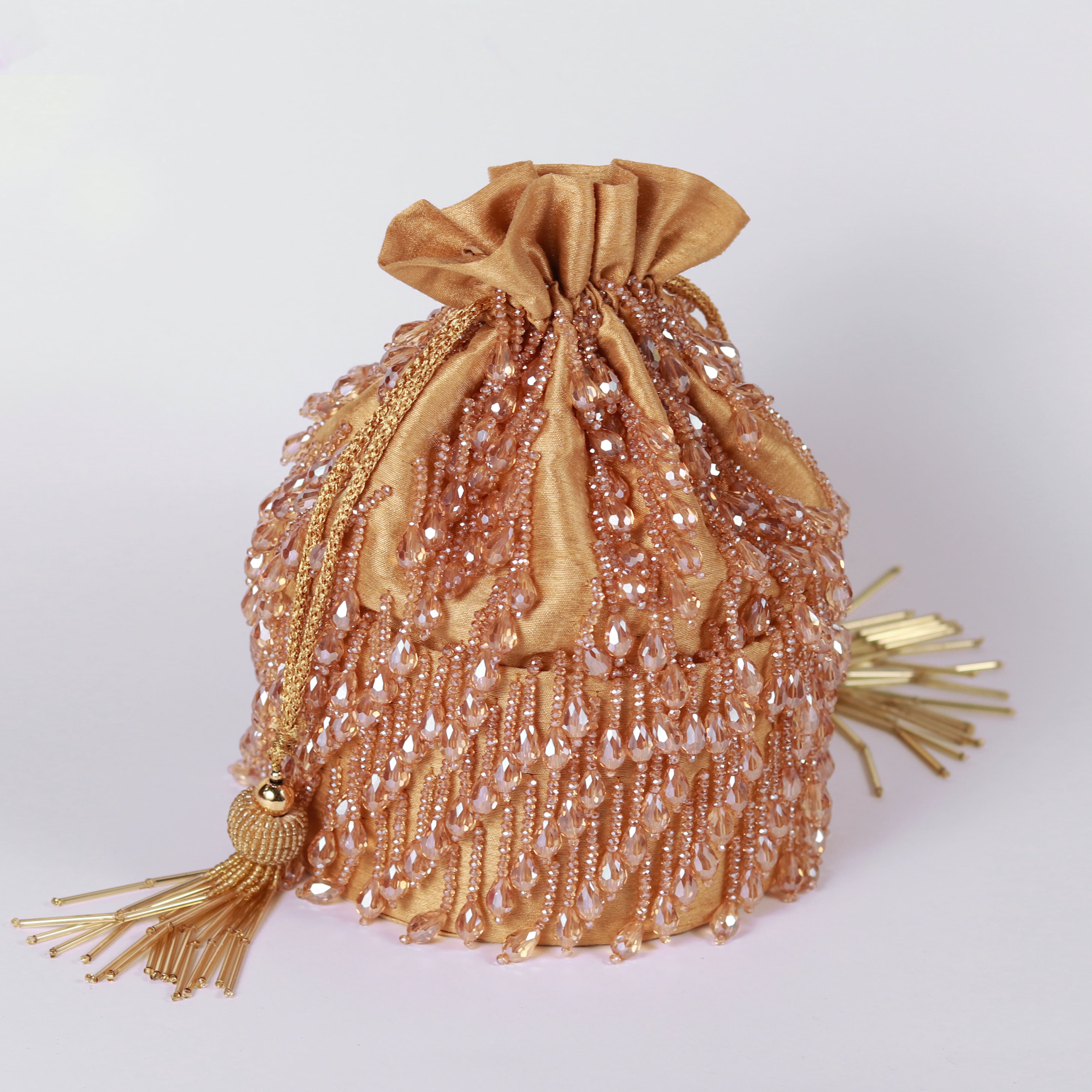 THE TAN CLAN Zareen Potli Bag with Handle