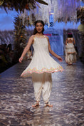 Load image into Gallery viewer, Aisha Ivory Dhoti Set- front view
