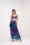 Load image into Gallery viewer, Marine Dhoti Skirt Set
