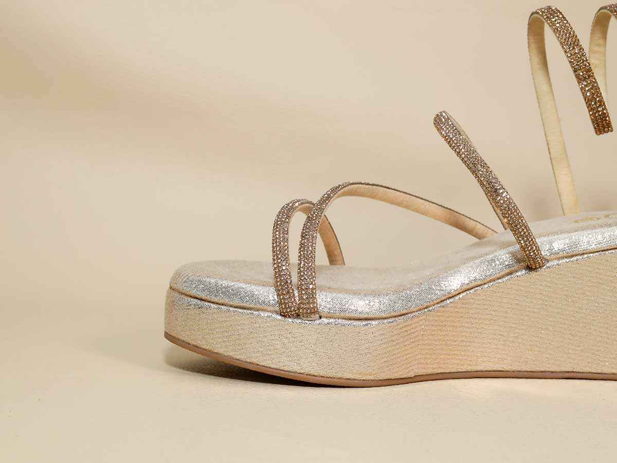 Baby Gold Spring Wedges