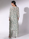 Load image into Gallery viewer, Pine Green Floral Tunic With Straight Pants
