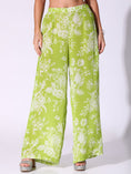 Load image into Gallery viewer, Lime Green Off Shoulder Tunic & Straight Pants
