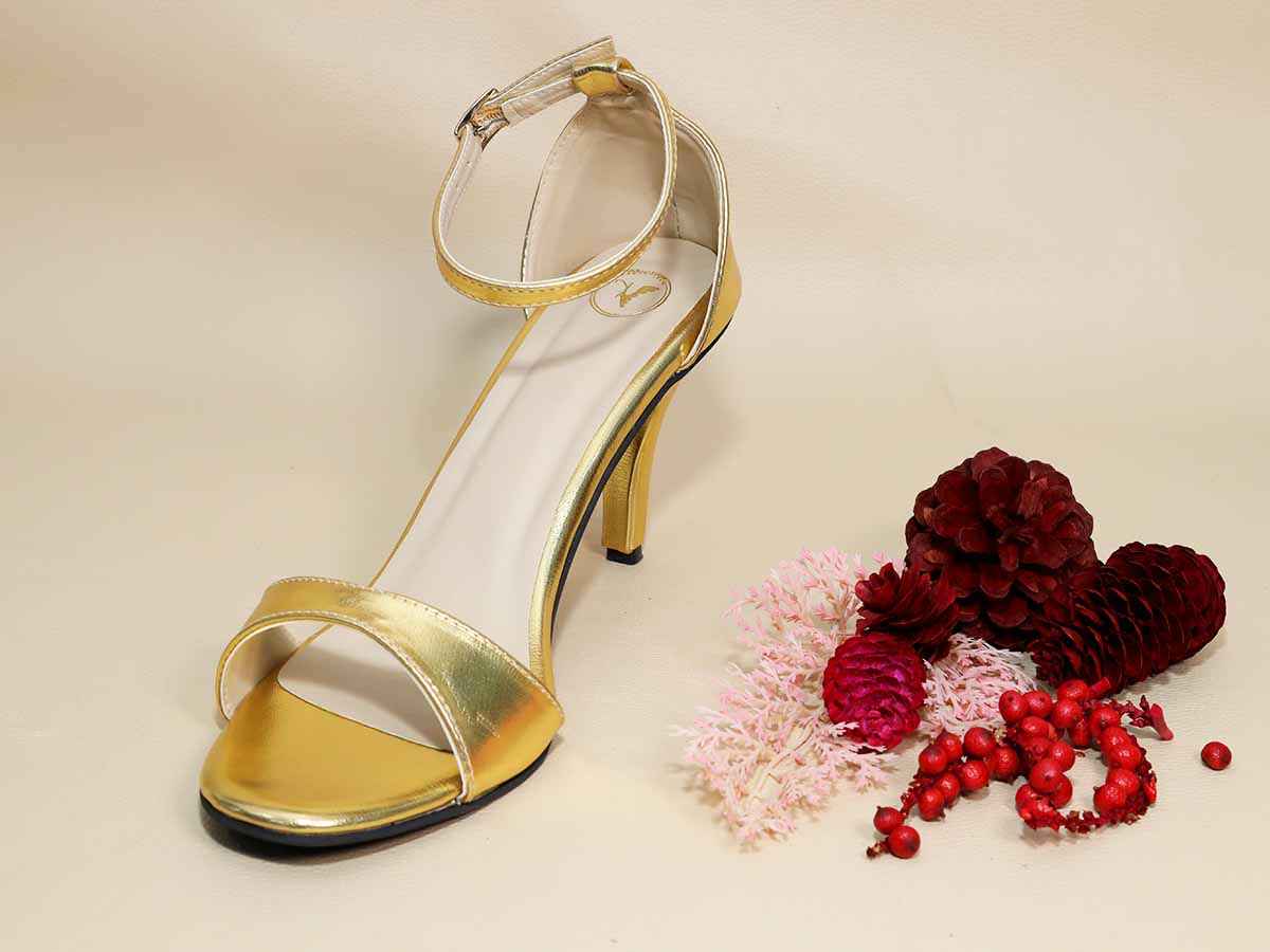 Gold Basic Pencil Heel