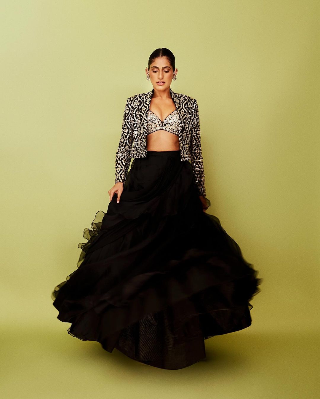 Kubbra Sait in Gandhara Skirt Set