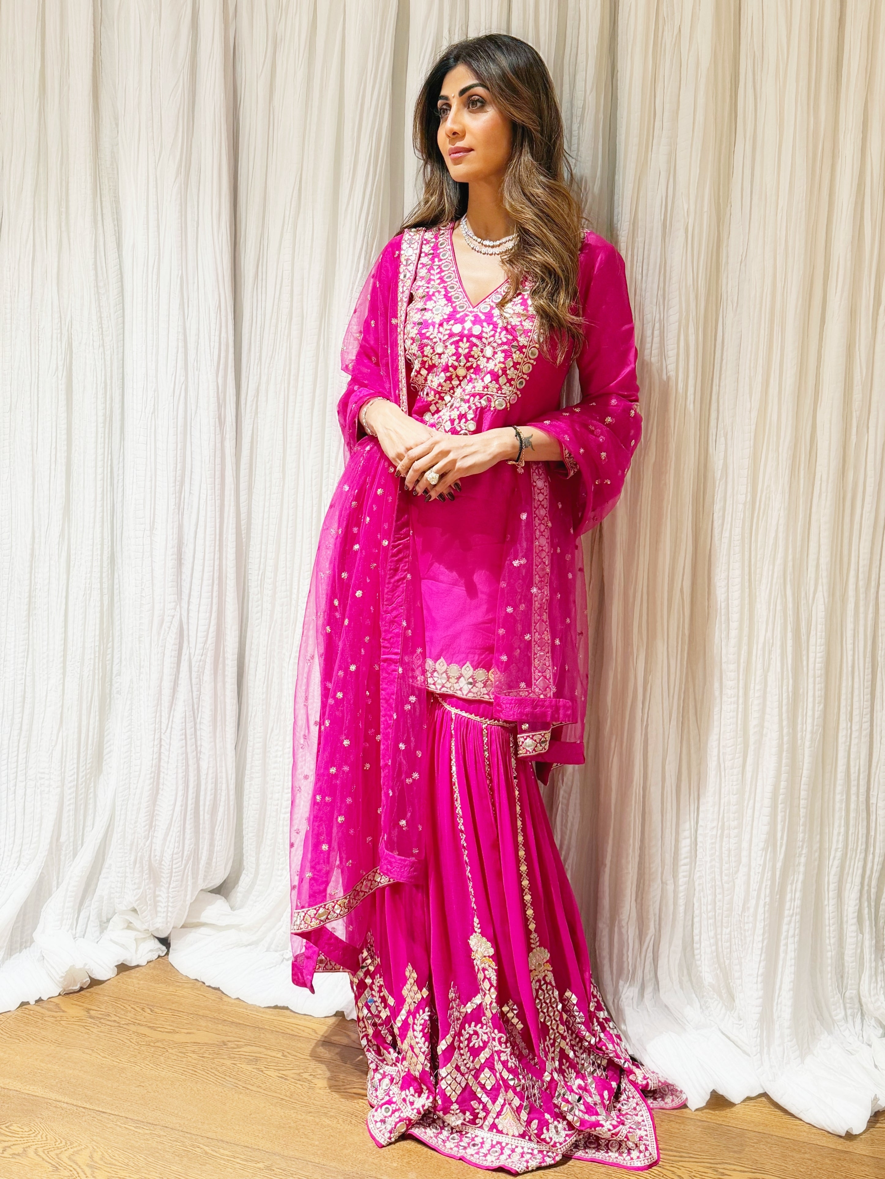 Shilpa Shetty in Ekantika Sharara Set