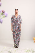 Load image into Gallery viewer, Georgette Acacia Kaftan Dress- front view
