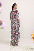 Load image into Gallery viewer, Georgette Acacia Kaftan Dress- back view
