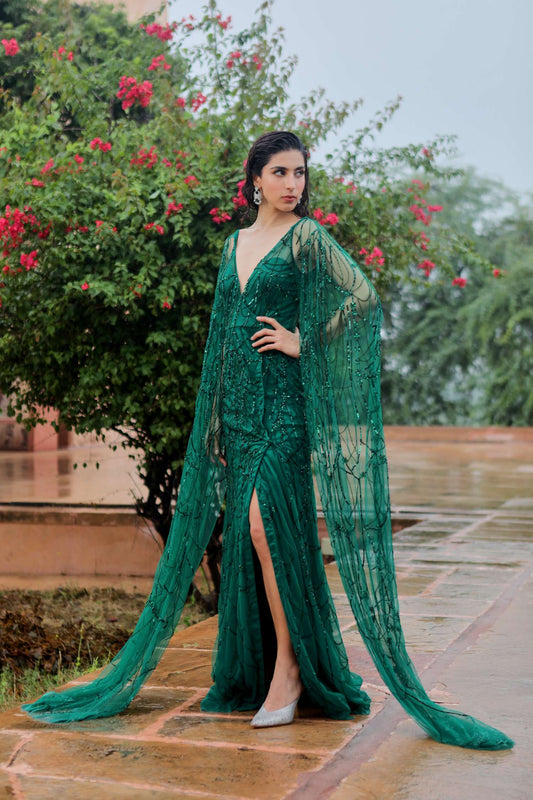 Emeral Green Gown