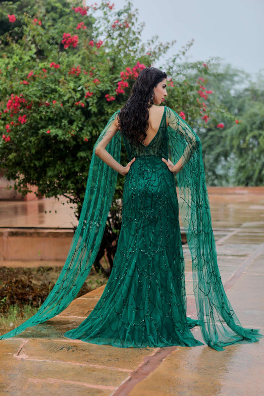 Emeral Green Gown