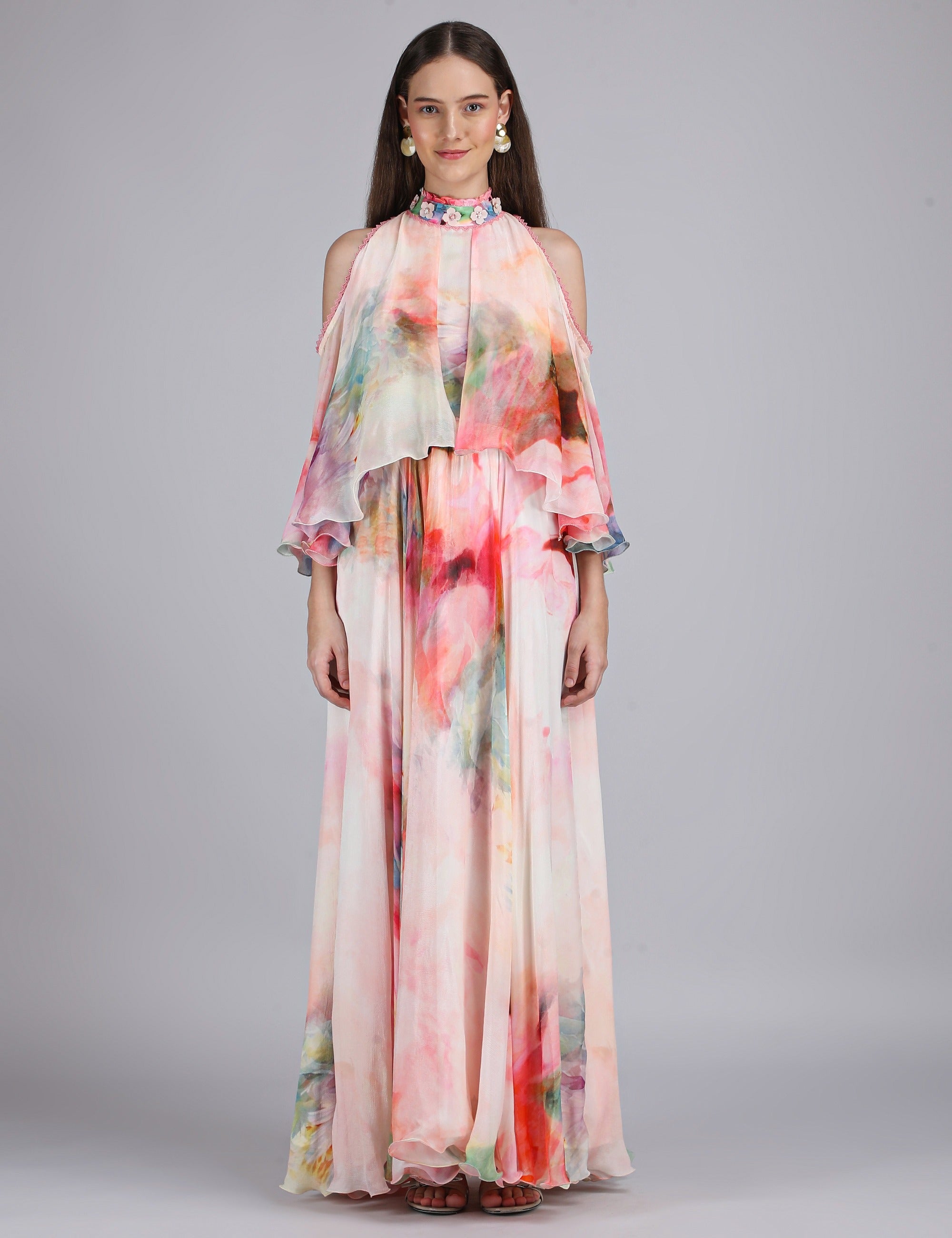 Floral Maze Printed Dress
