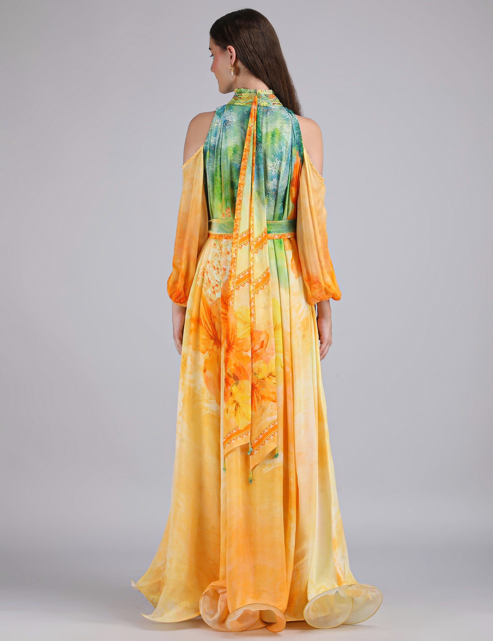 Aurora Arise Flora printed dress