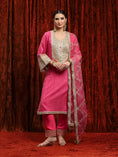 Load image into Gallery viewer, Khush Pink & Baby Pink Kurta Pant Dupatta Set
