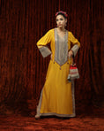 Load image into Gallery viewer, Sun Set Yellow, Navy Blue & Maroon Kurta Kaftan
