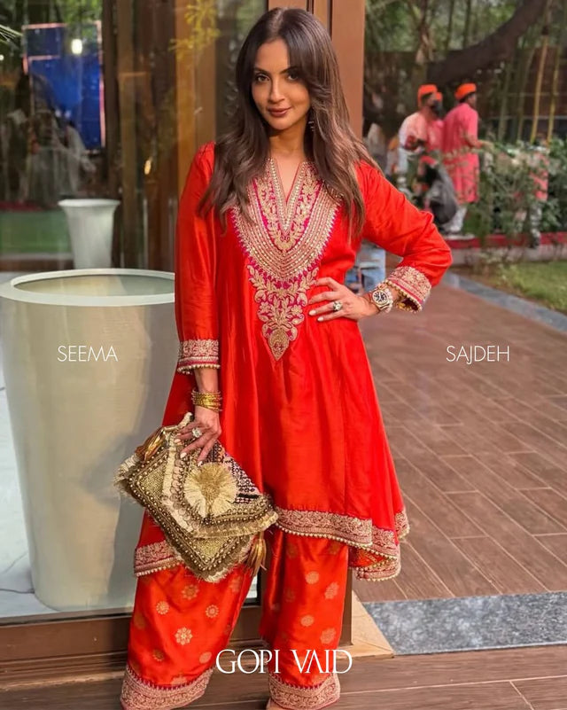 Seema Sajdeh in Nadia Farshi Set