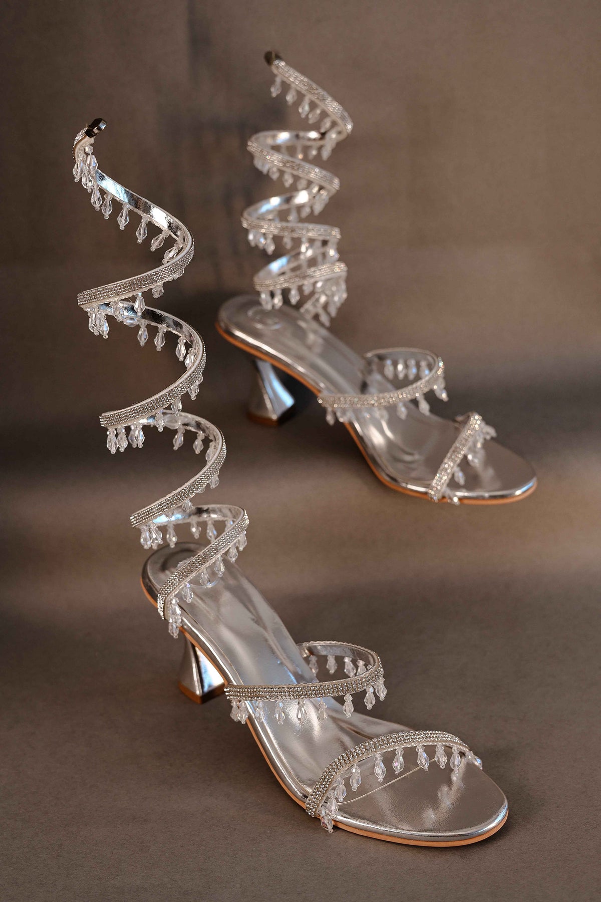 Silver Spring Rubina Dilaik Open Toe Heel Sandals