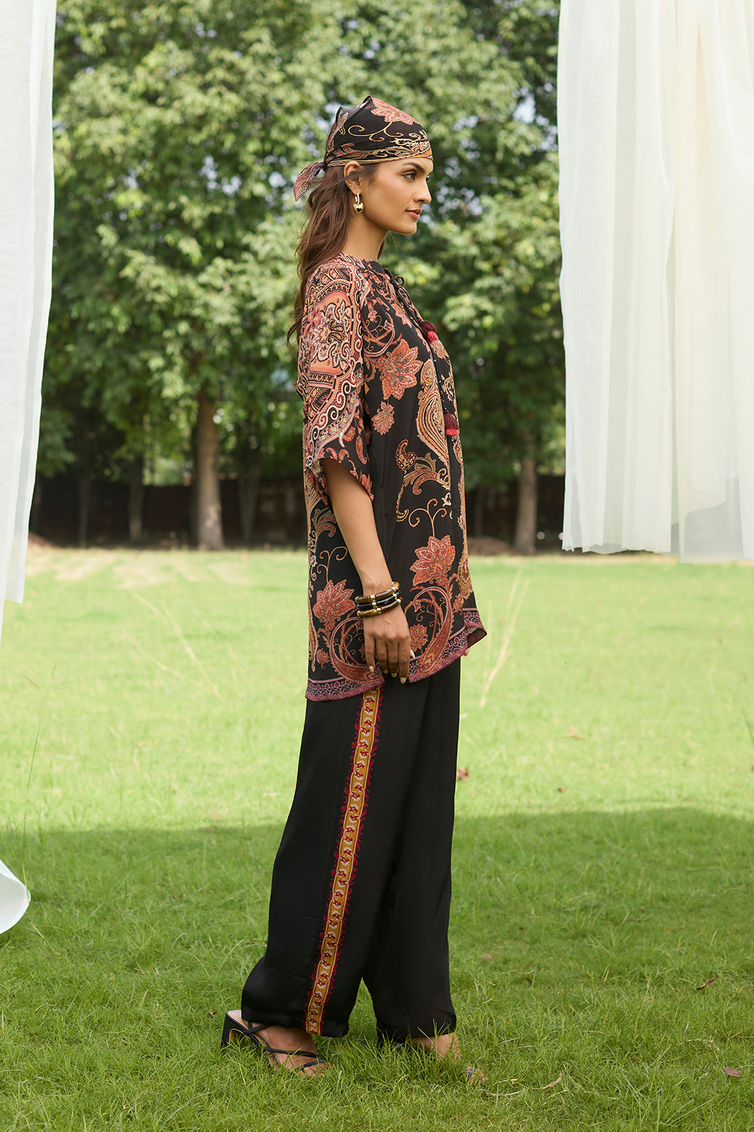 Black Ember Printed Set