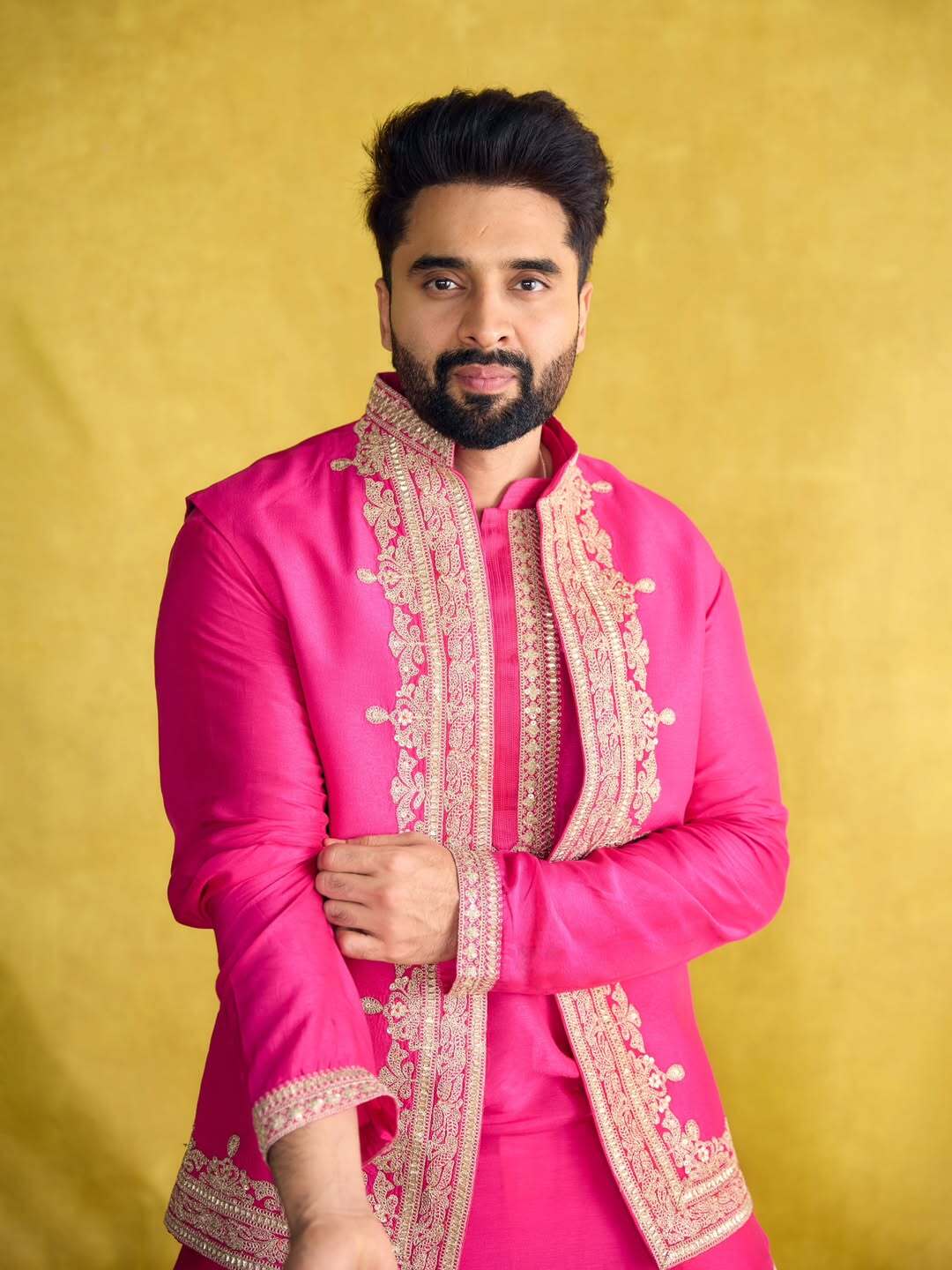 Jacky Bhagnani in Nasir Jacket Set